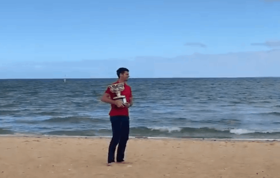 NOVAK UPAO NA VENČANJE U MELBURNU: Mladencima nije bilo baš sve jedno! (VIDEO)